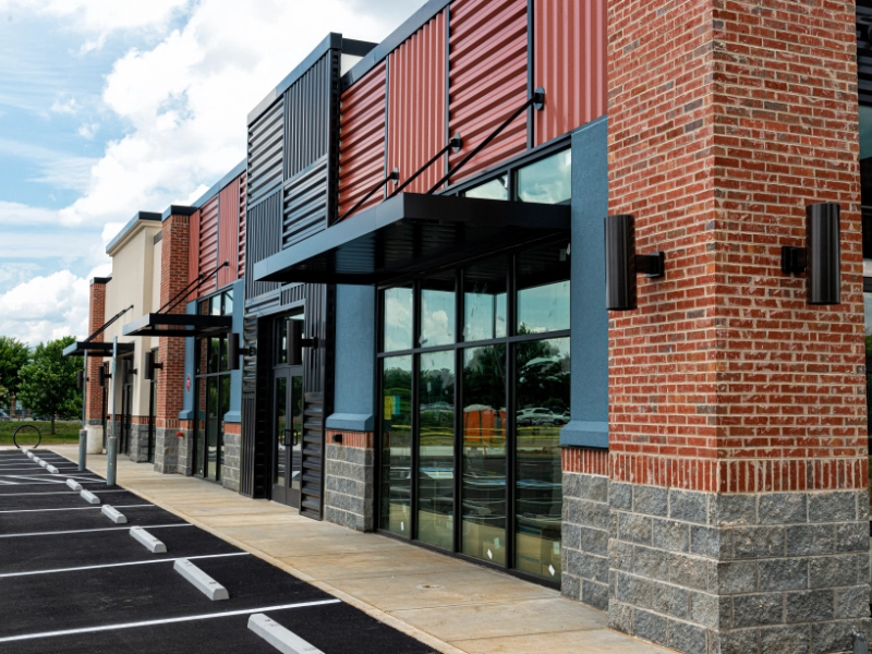 A commercial building